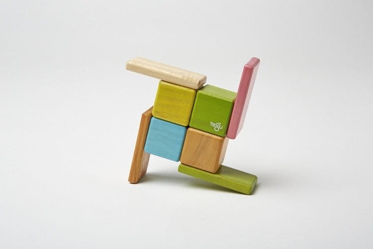 Drewniane klocki magnetyczne Pocket Pouch Original Tints - Tegu