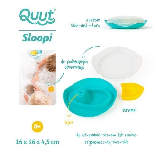 Foremka wielofunkcyjna do piasku i do kąpieli Łódka Sloopi - Quut
