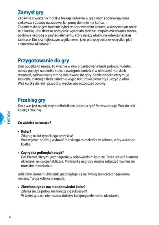Moja pierwsza gra Łowienie Rybek - Haba