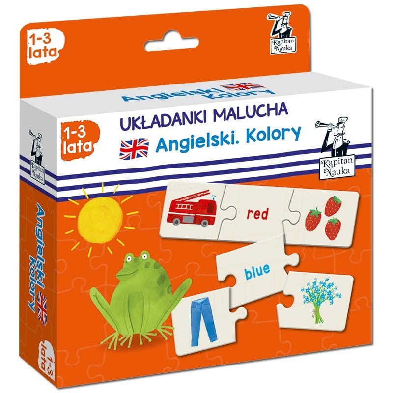 Układanki malucha. Angielski Kolory - Kapitan Nauka