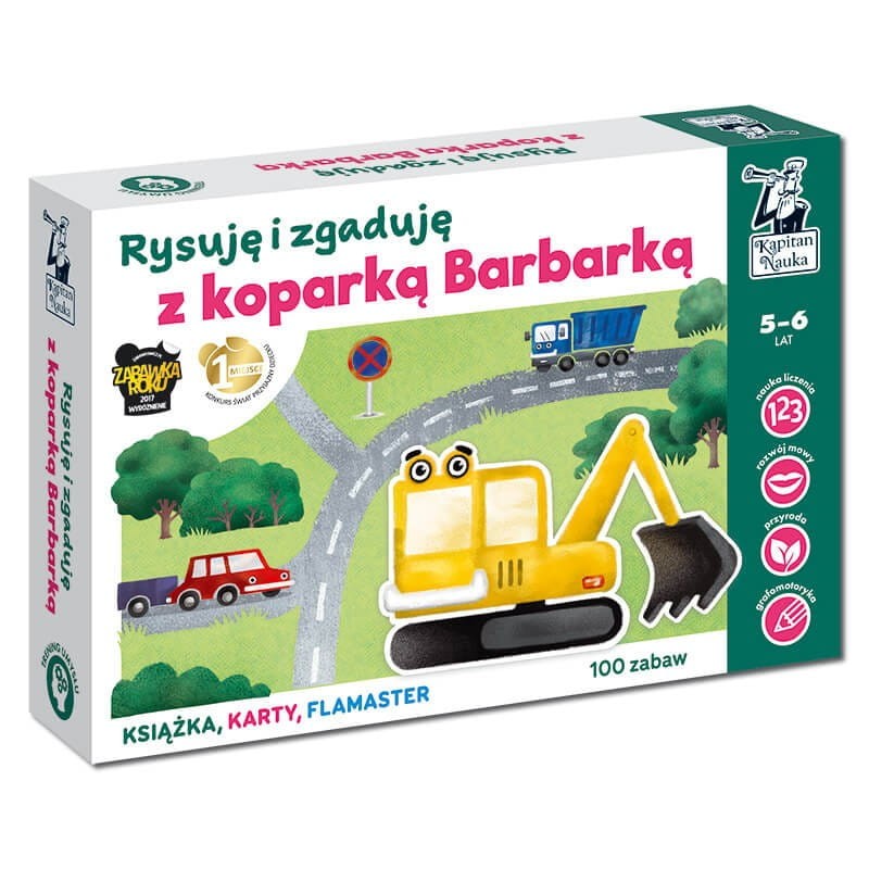 Rysuję i zgaduję z koparką Barbarką - Kapitan Nauka