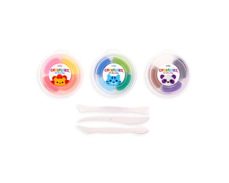 Kolorowa glina Ooly Creatibles Air Dry Clay Kit - Ooly