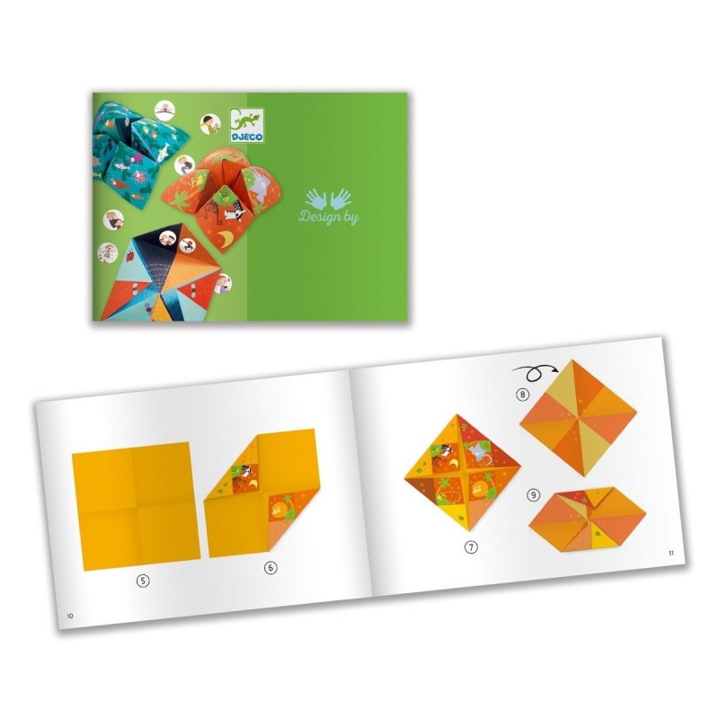 Origami z Naklejkami Zwierzaki Piekło-Niebo - Djeco