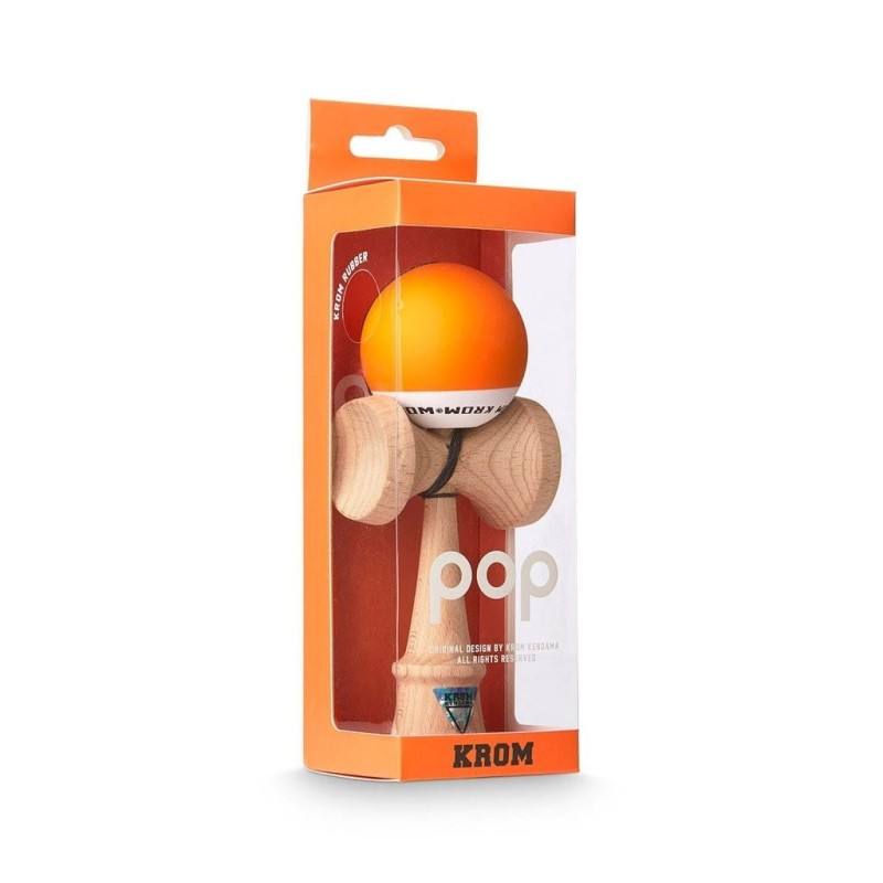 Kendama KROM Pop Orange pomarańczowa
