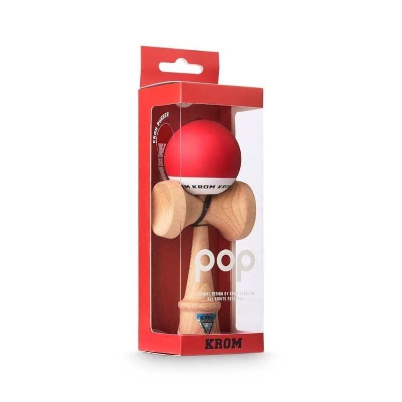 Kendama KROM Pop Red czerwona