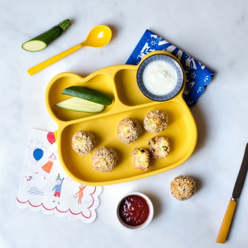 Silikonowy talerzyk z przyssawką Kotek Yellow - We Might Be Tiny