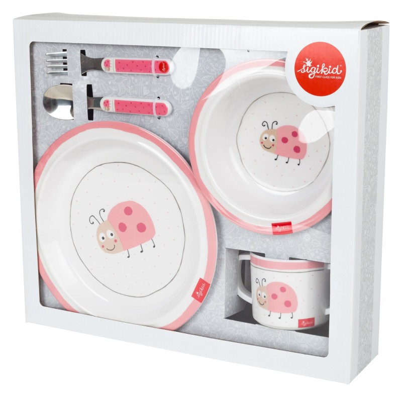 Zestaw naczyń i sztućców Biedronka - Sigikid