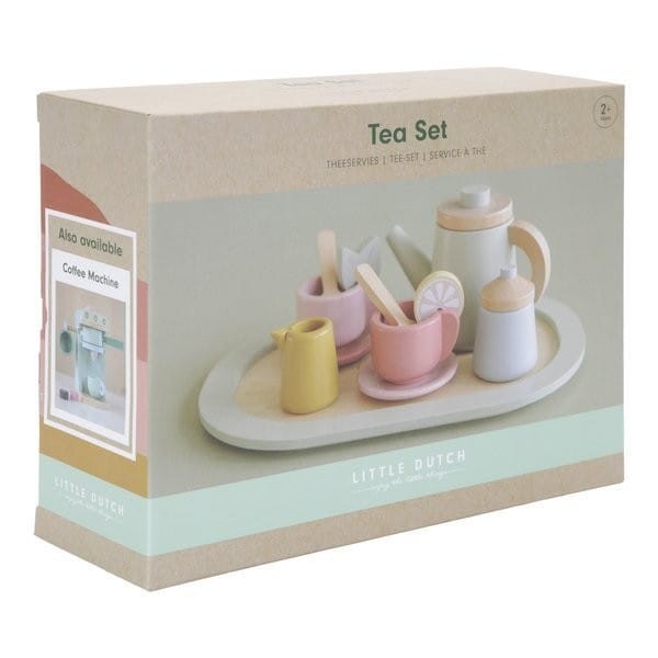 Drewniany zestaw herbaciany Tea set - Little Dutch