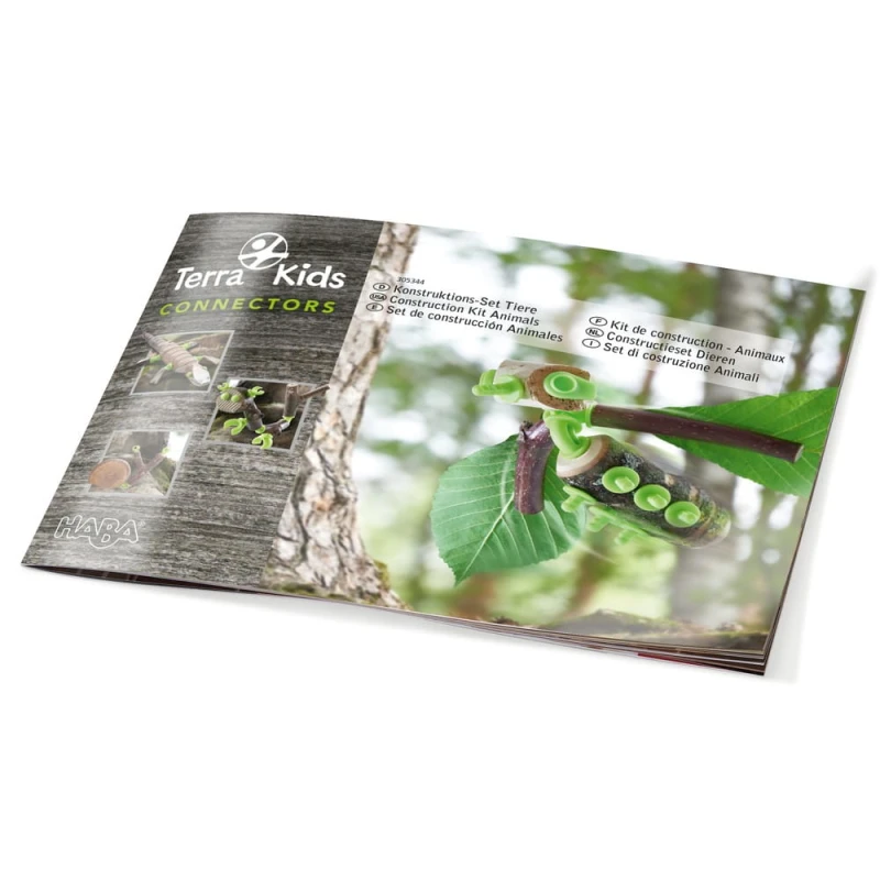 Łączniki do Drewna Terra Kids Connectors Zwierzątka - Haba