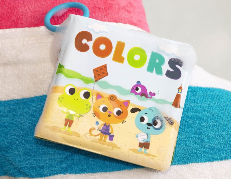 Wodoodporna książeczka do kąpieli Kolory - B.toys