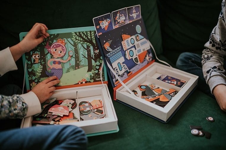 Magnetyczna Układanka Baśń Magnetibook - Janod