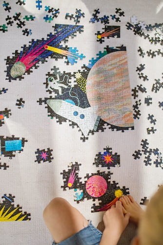 Puzzle Świecące w Ciemności Kosmos 500 el. - Mudpuppy