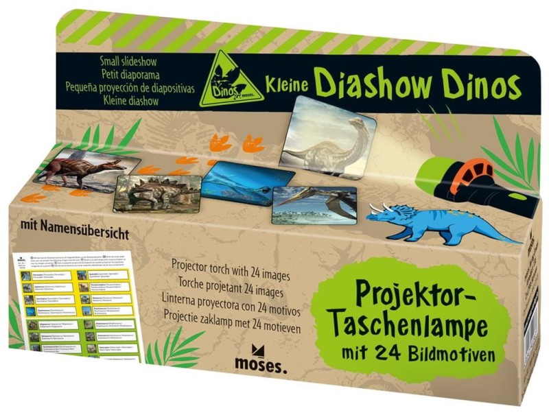 Projektor Latarka Slajdy Dinozaury - moses