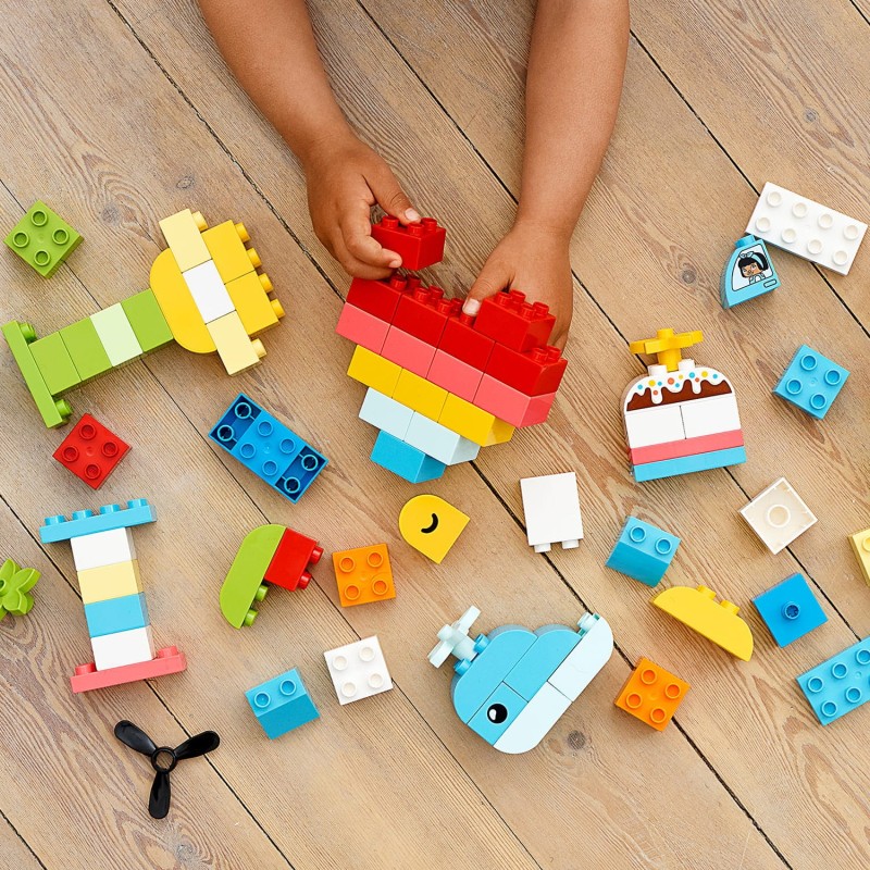 Zestaw Klocków Lego Duplo Pudełko Z serduszkiem 10909