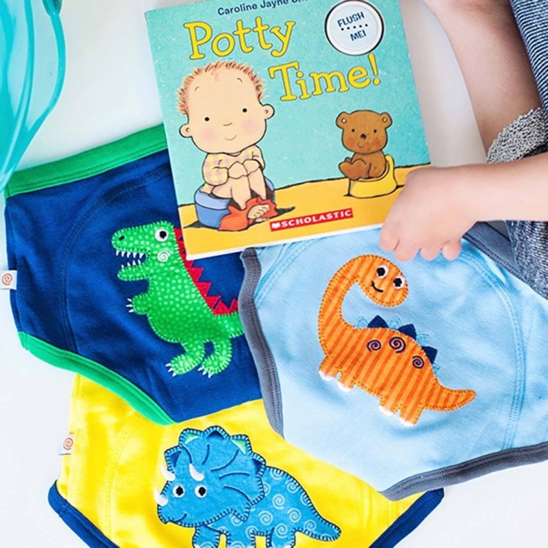 Majtki Treningowe 2-3 lata Dino 3 szt. - Zoocchini