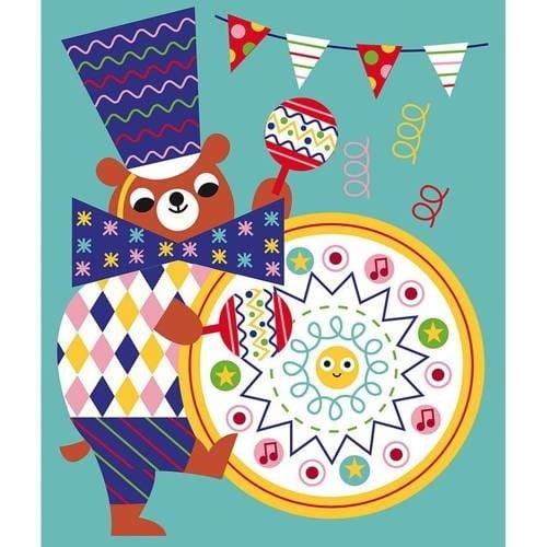 Kolorowe Wydrapywanki Zwierzęta 5 szt.- Janod