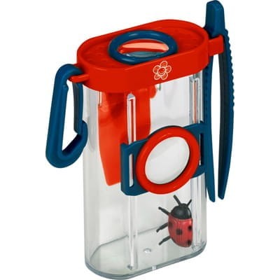 Pojemnik Odkrywcy na Owady z pęsetą i szkłem powiększającym - Die Spiegelburg