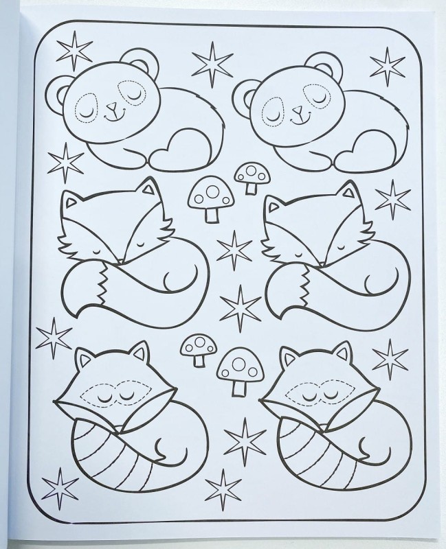 Kolorowanka Leśni Przyjaciele - Ooly