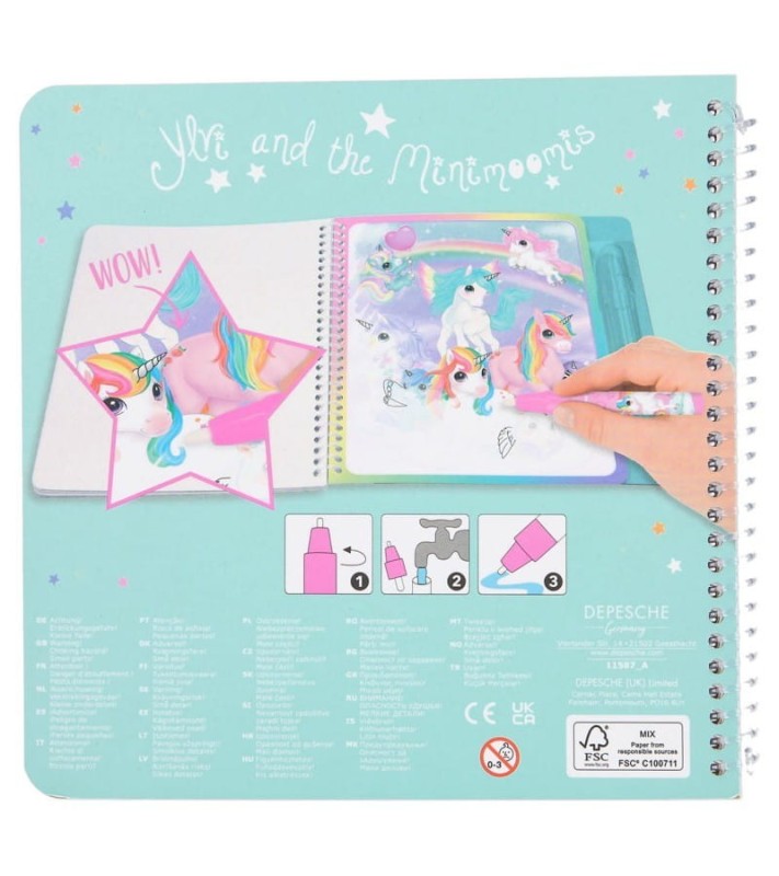 Kolorowanka Wodna Jednorożce Mimimoomis - Depesche