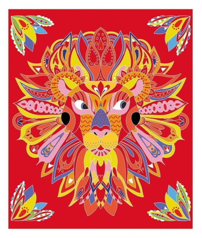 Wydrapywanka Wzory Mandale 5 szt.- Janod