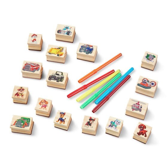Stempelki Psi Patrol z Tuszem, Książeczką i Pisakami - Melissa & Doug