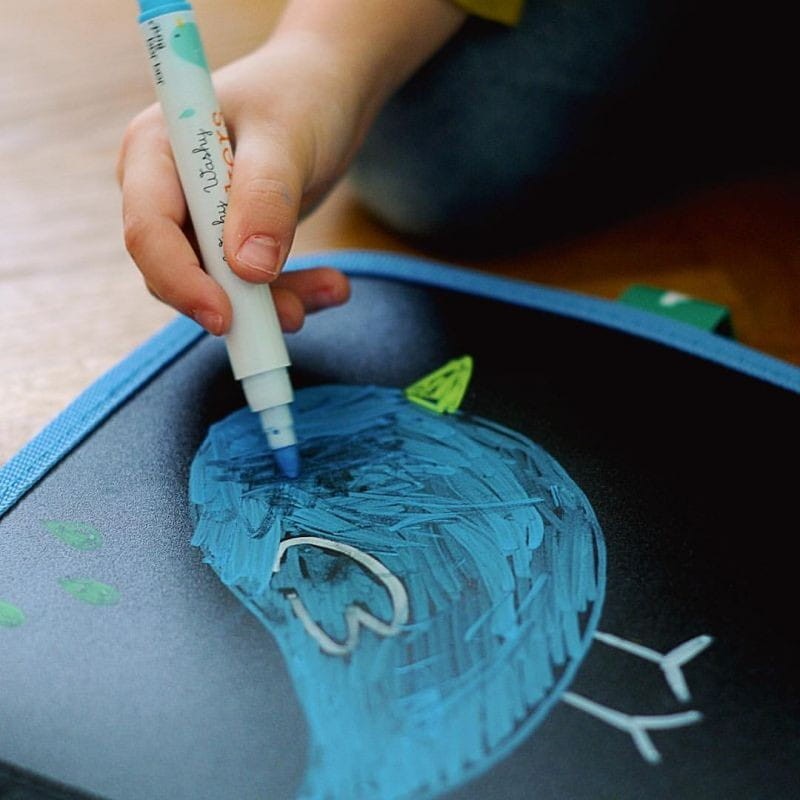 Markery do różnych powierzchni Wishy Washy 12 - Jaq Jaq Bird