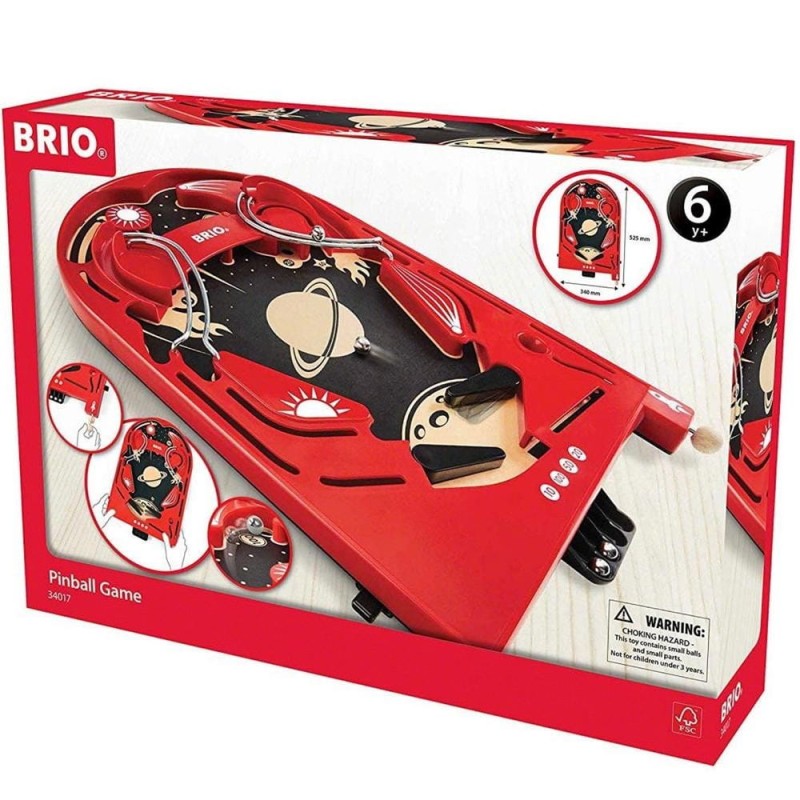 Gra Zręcznościowa Pinball 34017 - BRIO