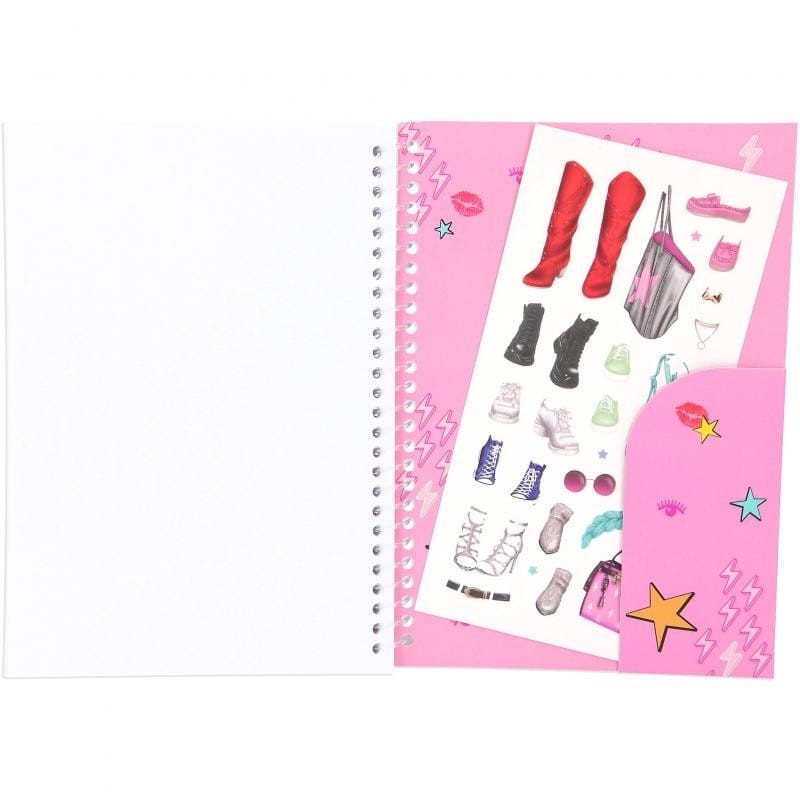 Szkicownik Notesik z Naklejkami - TOPModel