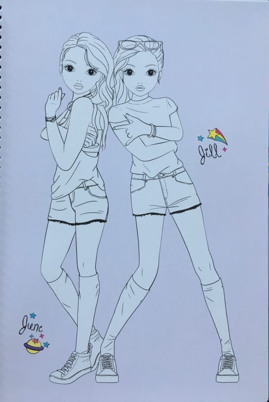 Szkicownik z Naklejkami Dance - Top Model