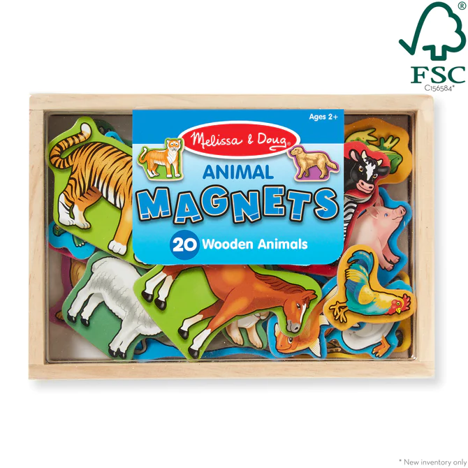 Drewniane Magnesy Zwierzęta - Melissa & Doug