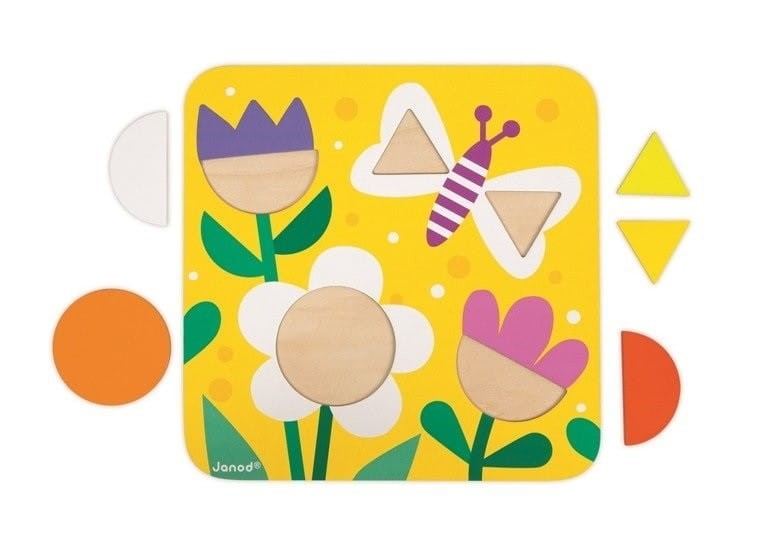 Układanka Drewniana Poznaję Kształty Figury - Janod