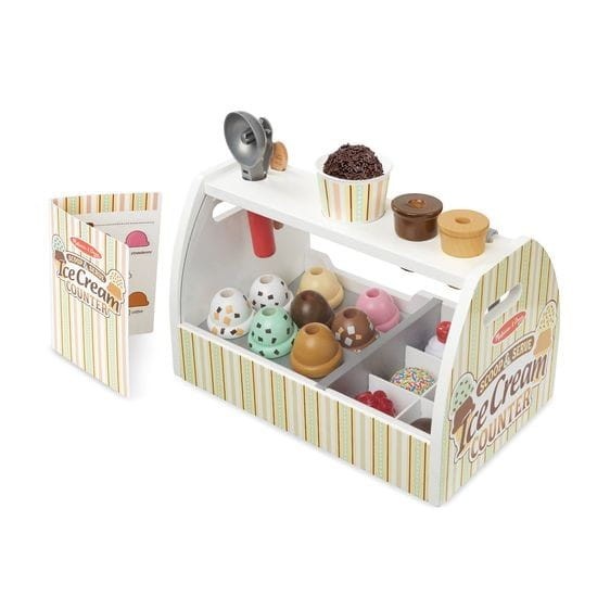 Lodziarnia Scoop & Serve Ice Cream Counter  - Melissa & Doug