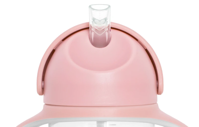 Bidon z Obciążoną Słomką Różowy 260 ml - Kidodo