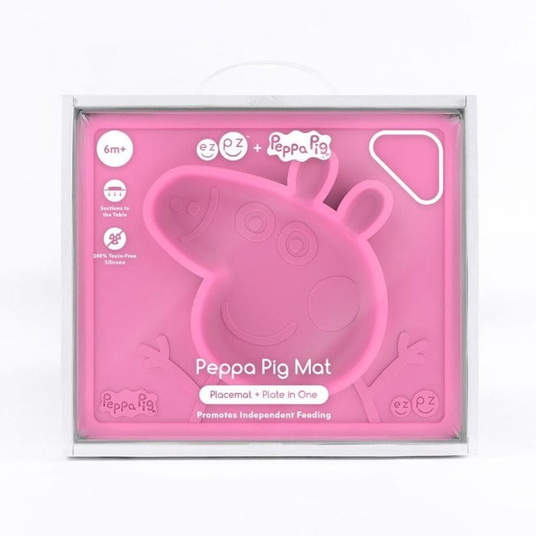 Silikonowy Talerzyk Podkładka 2w1 Peppa Pig - ezpz