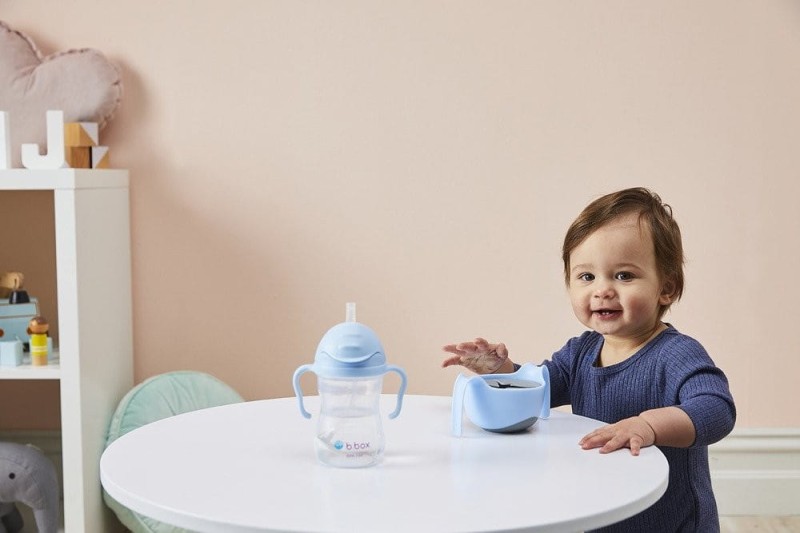 NOWY innowacyjny bidon ze słomką, kubek niekapek Gelato Bubblegum - B.box