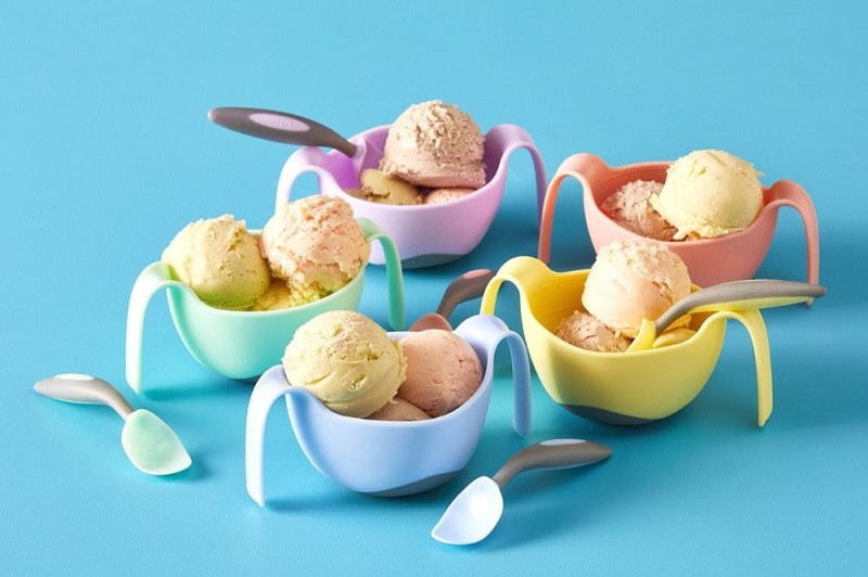 Pierwsze sztućce do nauki jedzenia Gelato Pistachio - B.box