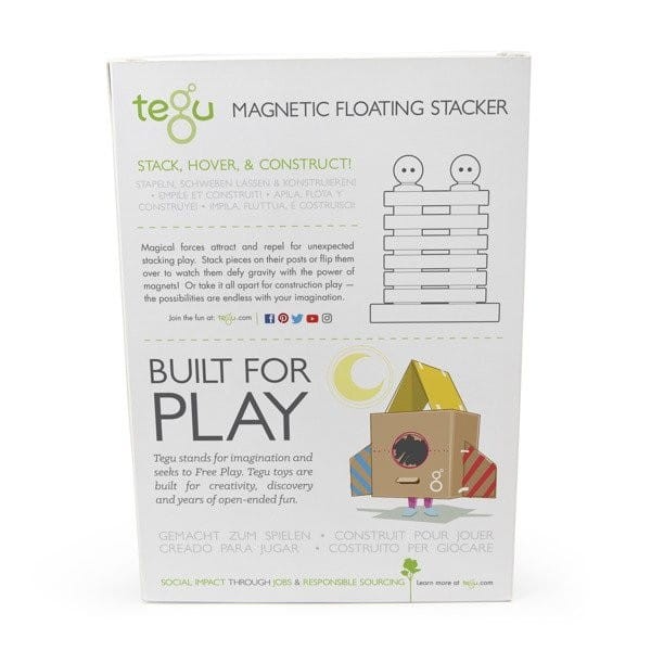 Drewniane klocki magnetyczne BABY & TODDLER Układanka - Tegu