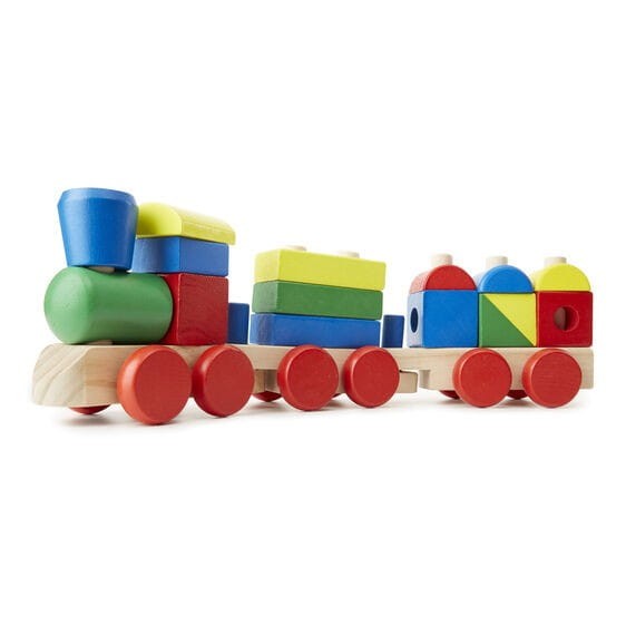 Drewniany Pociąg z Klockami - Melissa and Doug