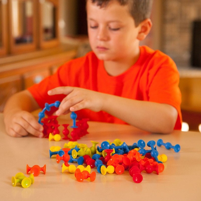 Klocki Silikonowe Przyssawki Squigz Zestaw Startowy - Fat Brain Toys