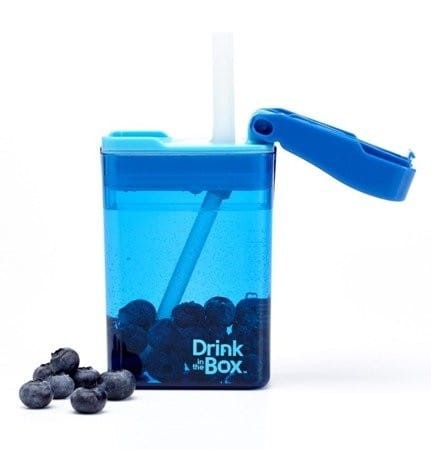 Bidon ze Słomką Borówkowy 235 ml - Drink in the Box