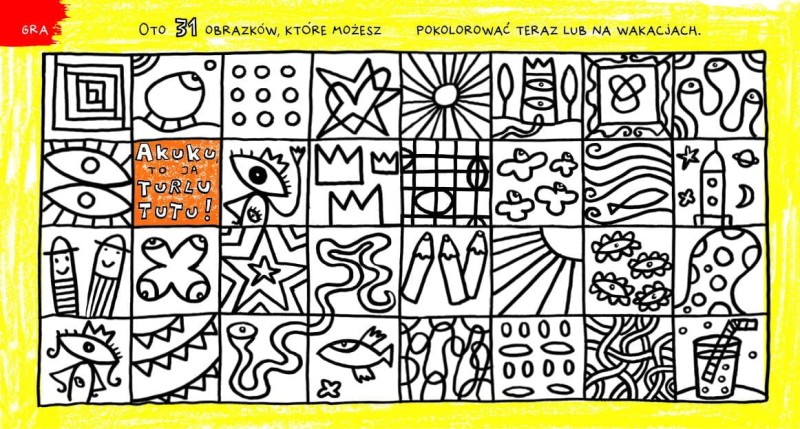 Turlututu na wakacjach do rysowania, zgadywania i interaktywnej zabawy z naklejkami
