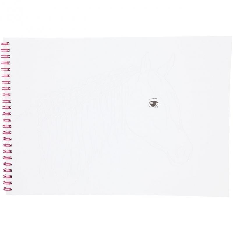 Kolorowanka z Naklejkami Konie Style Your Horse - Miss Melody