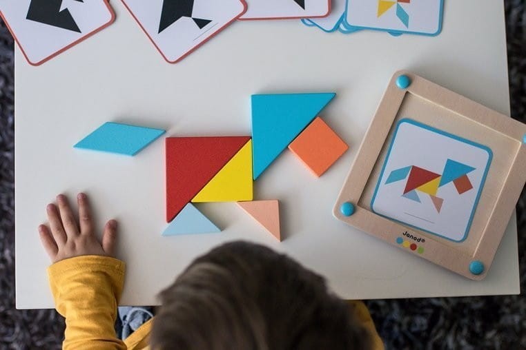 Tangram Układanka drewniana - Janod