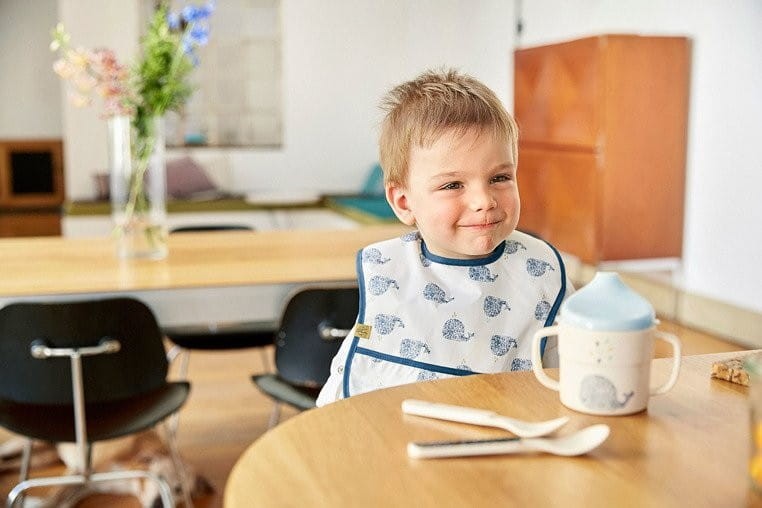 Wodoodporny śliniak dla niemowląt Wieloryb - Lassig
