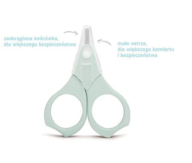 Zestaw do manicure dla niemowląt miętowy Hygge - Suavinex