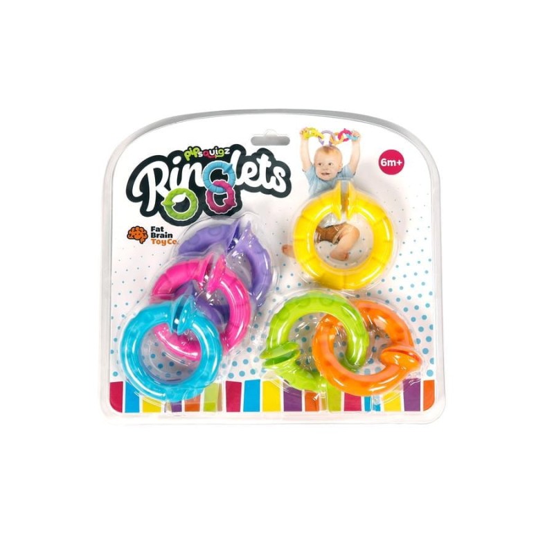 Bobo Przyssawki Kółeczka PipSquigz Ringlets - Fat Brain Toys