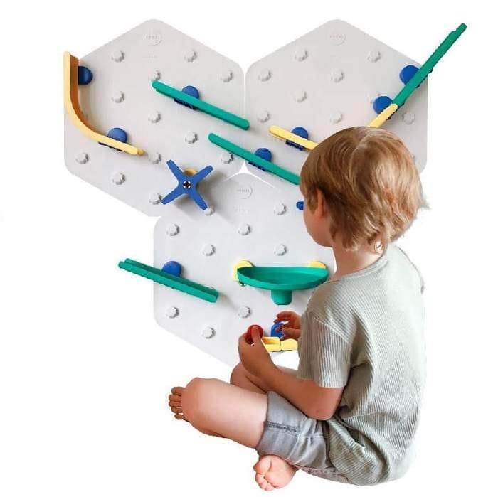 Kulodrom naklejany, zestaw  Marble Run TORNADO - ORIBEL