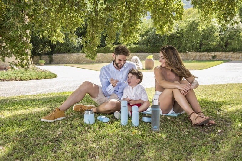 Termos stalowy temp. do 12 godz. 350 ml Azure - Miniland