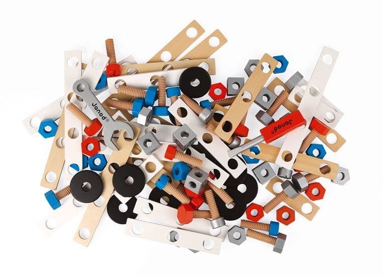 Zestaw konstruktora 100 elementów Brico ‘Kids - Janod