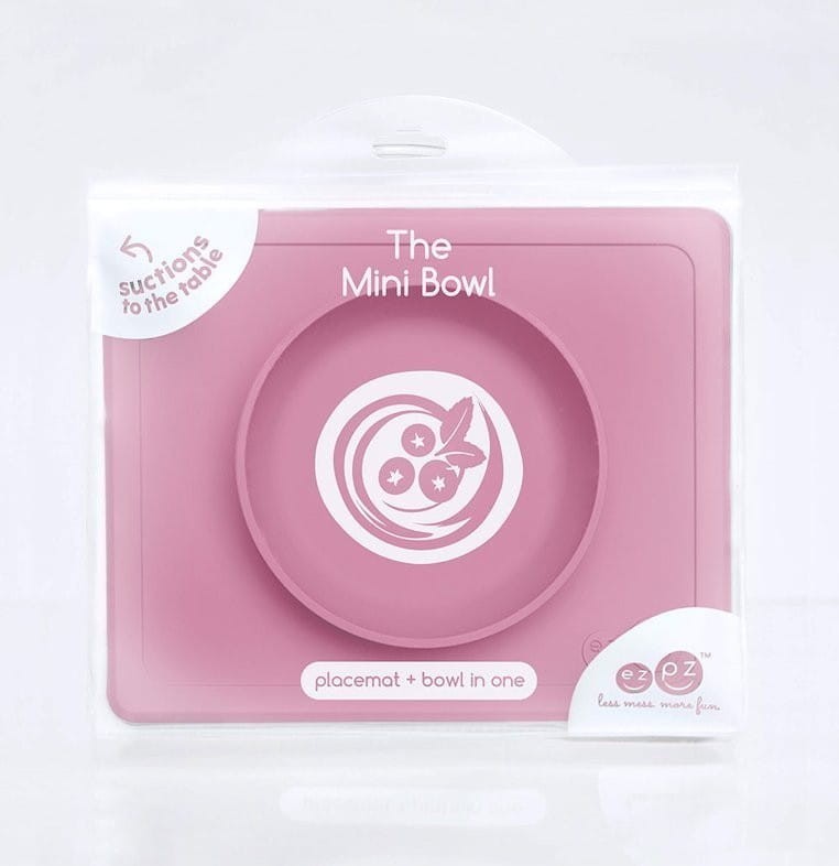 Silikonowa Miseczka Podkładka 2w1 Mini Bowl róż - ezpz